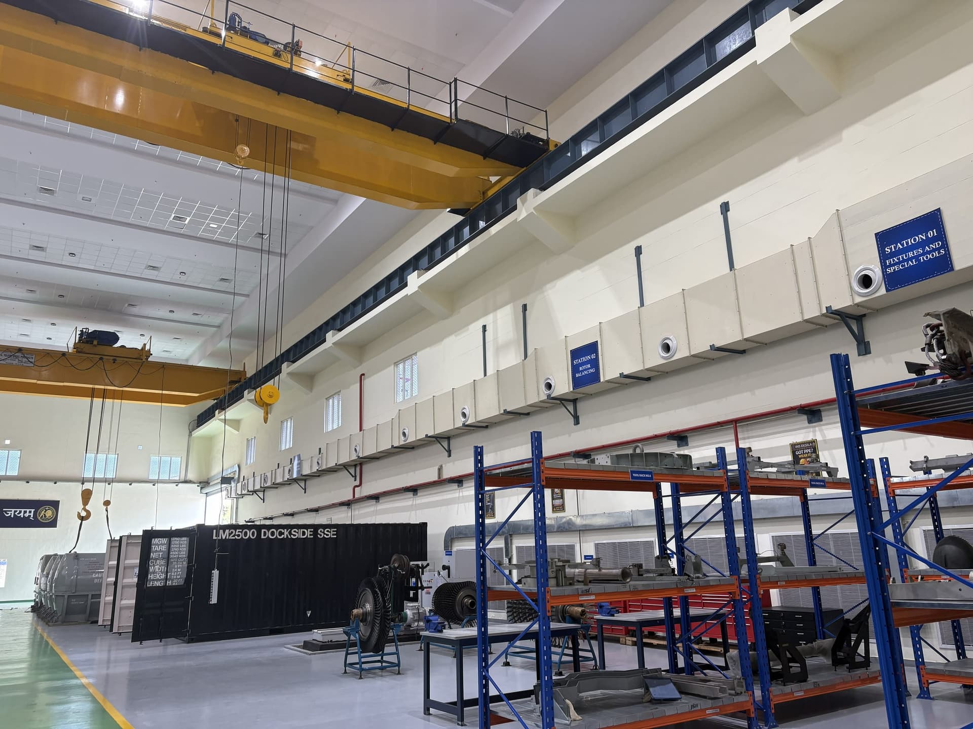 Intermediate Level Maintenance Centre for LM 2500 Gas Turbines - INS Eksila